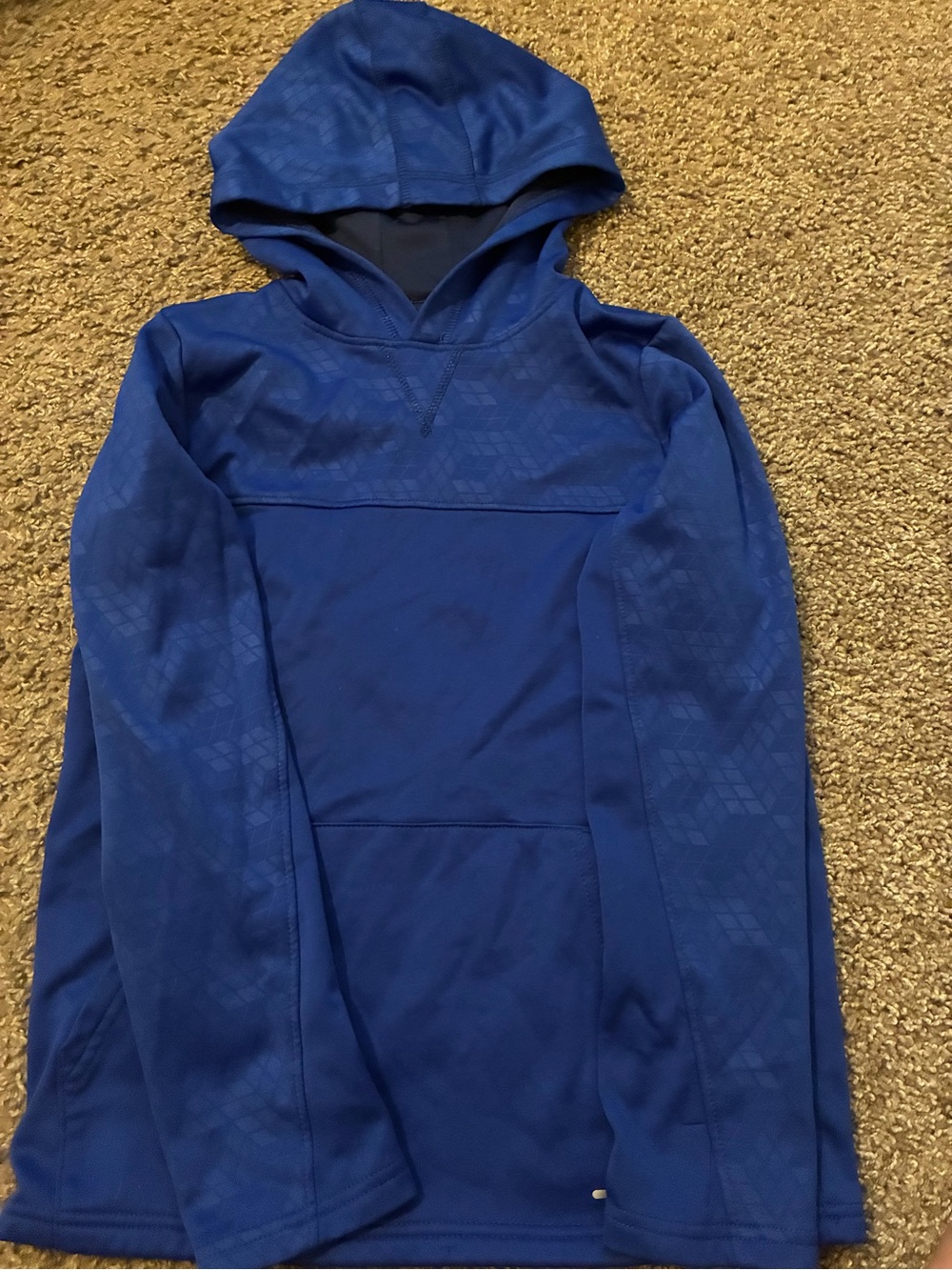 M Blue Hooded Pullover for Kids